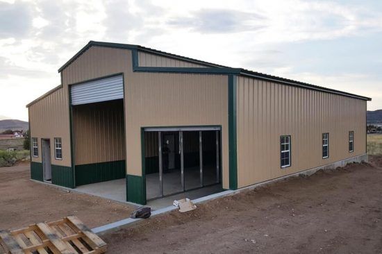 Murphin Steel Barn Workshop 42x40 Big Buildings Direct