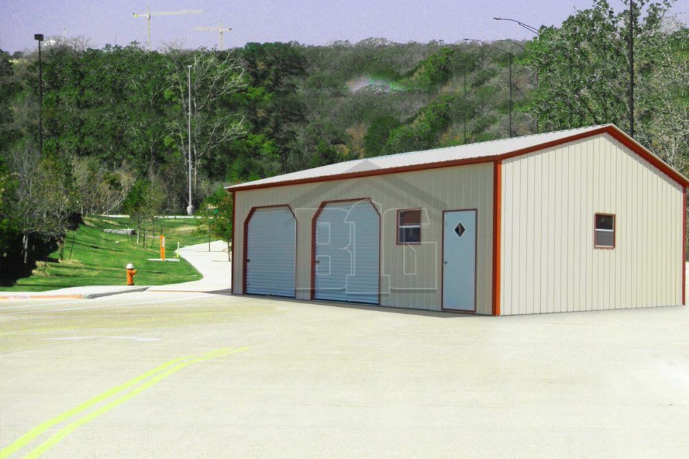 The Frampton Metal Garage 18x30x9 Big Buildings Direct