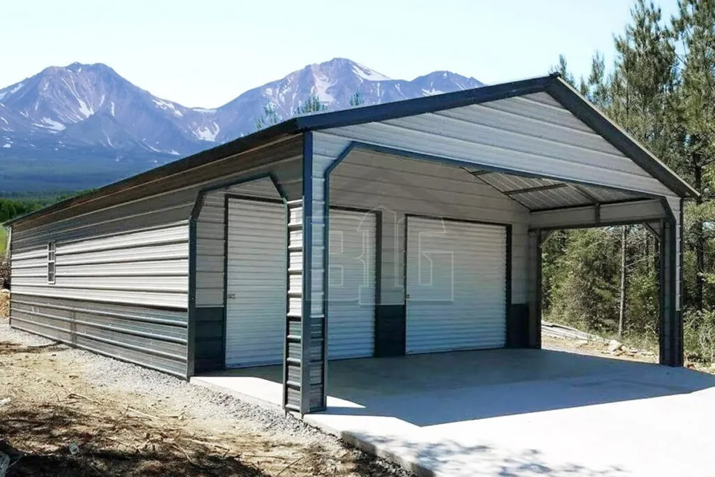 ☆American Garage 804 20x24x10 | Reliable Post Frame Garage In New Jersey