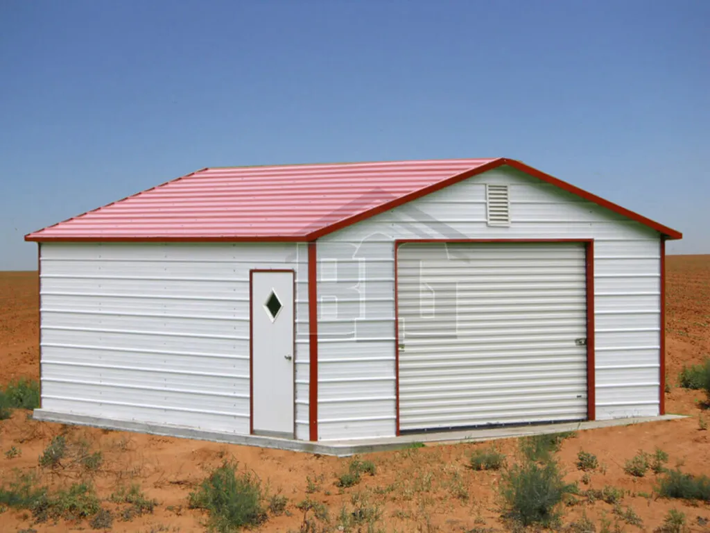 Value Storage Garage 18x20x8 Big Buildings Direct