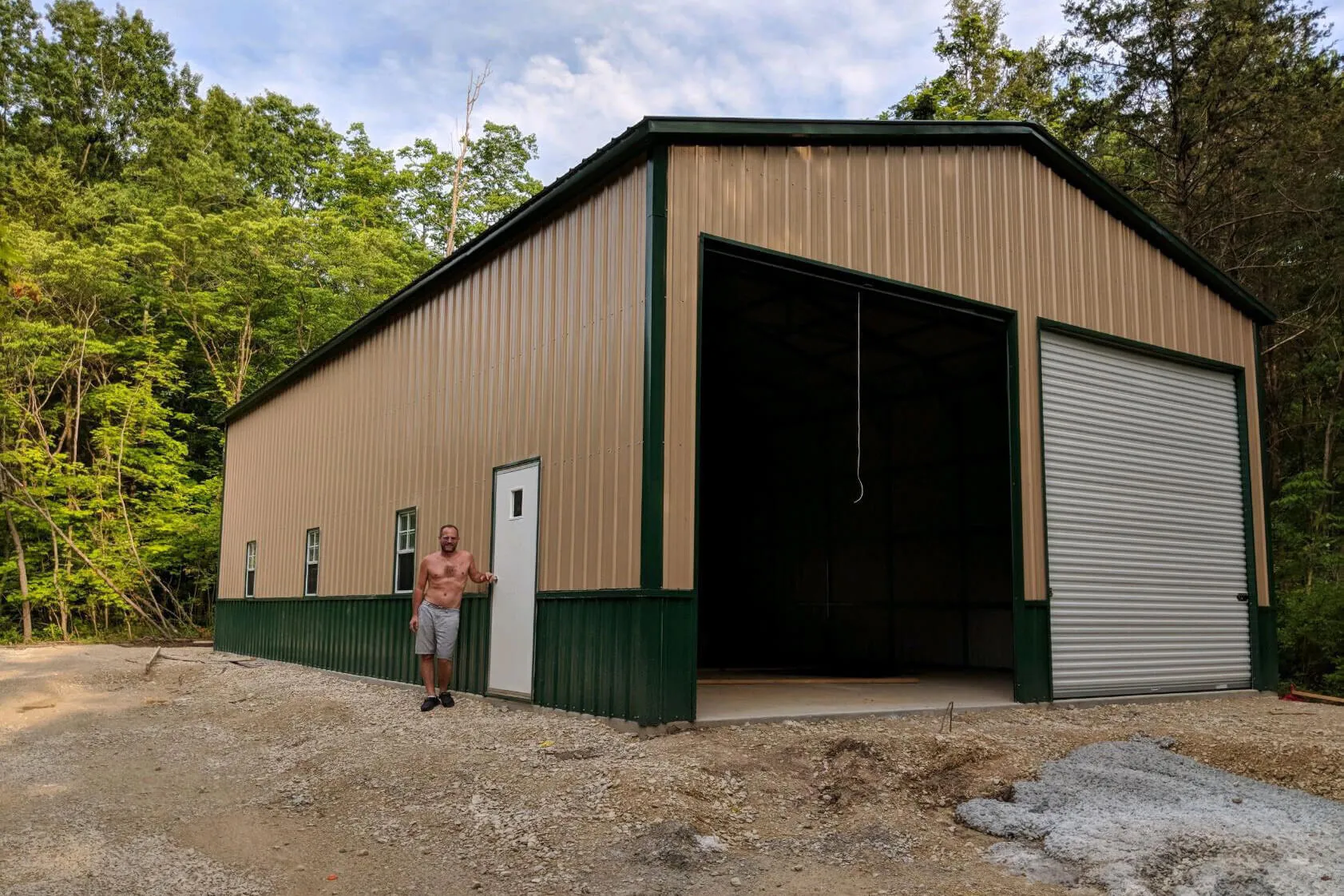 40X41X16 Metal Garage