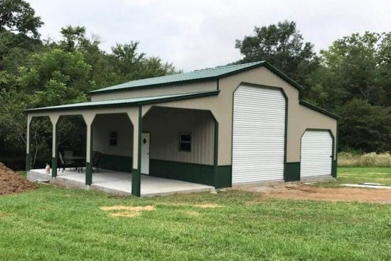 The Steel Metal Building Barn 42x40 - Big Buildings Direct