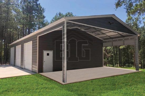 Metal Garages And Pre-fab Buildings Delivered And Installed